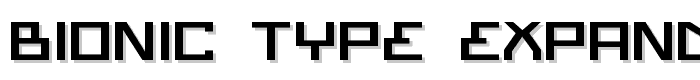 Bionic Type Expanded font